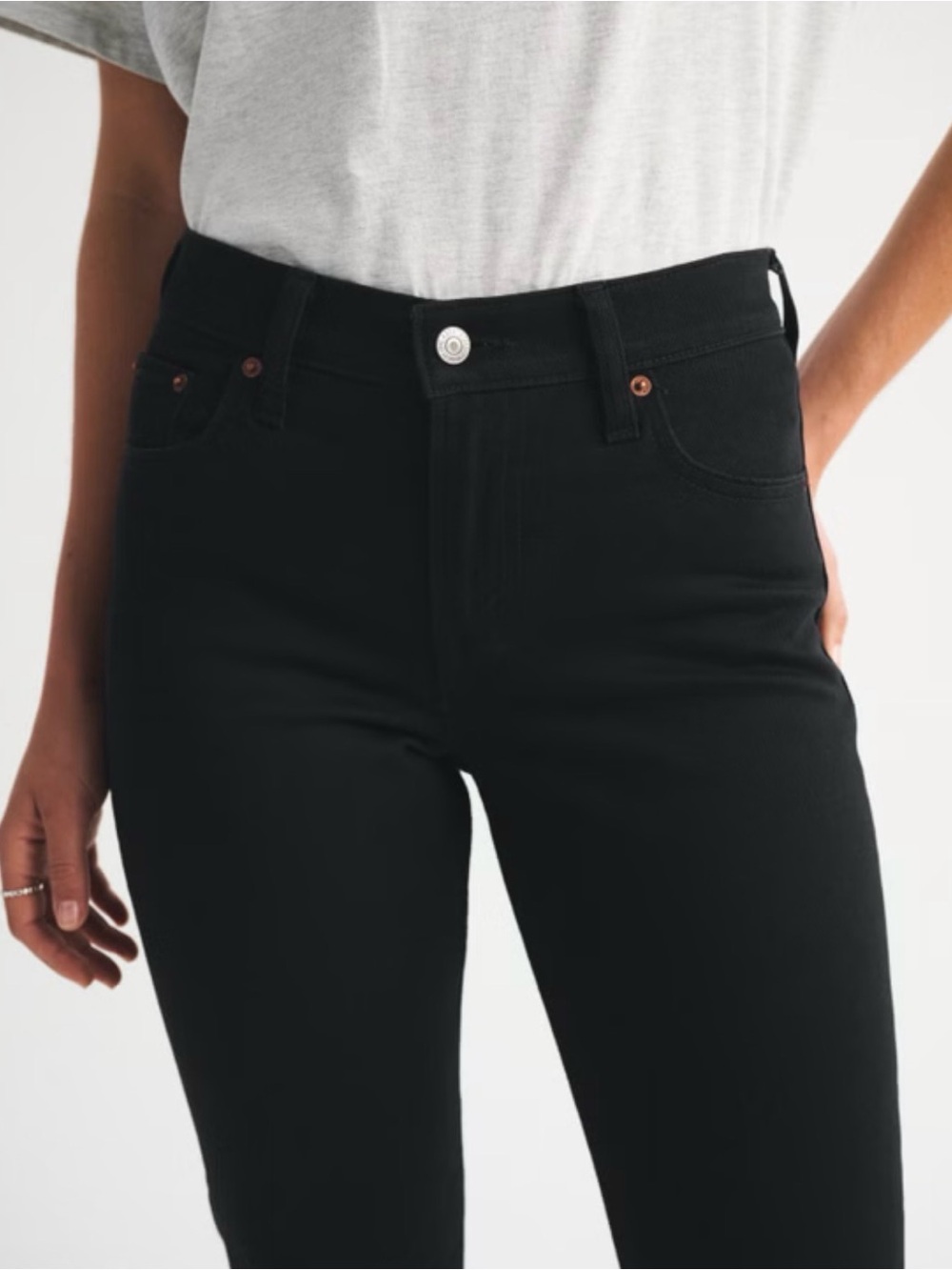 Abercrombie & Fitch Black  Jeans - Picture 3 of 12